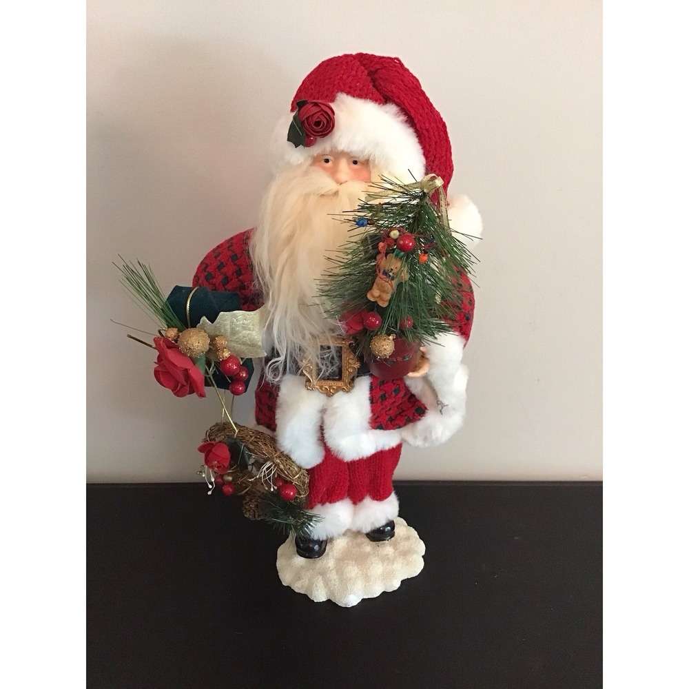 Festive Standing Santa Claus Big and Old World 18" Tree Toys